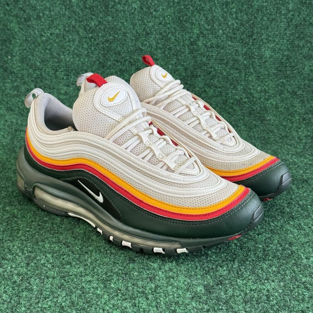 Nike Air Max 97 SE Ratatouille White Evergreen Yellow CK0224-100 Men’s Sz 9